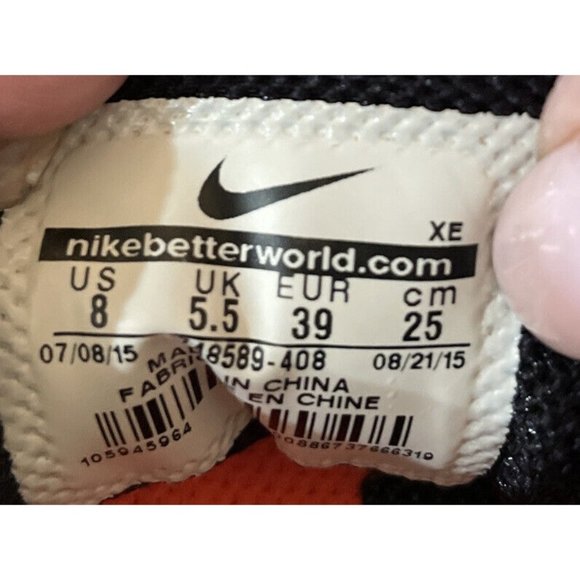 WOMENS NIKE AIR ZOOM ELITE-8 SZ 8 Blue KNIT SNEAKERS/RUNNING/WORKOUT SHOES - Picture 11 of 12